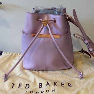 Ted Baker lilac bucket handbag